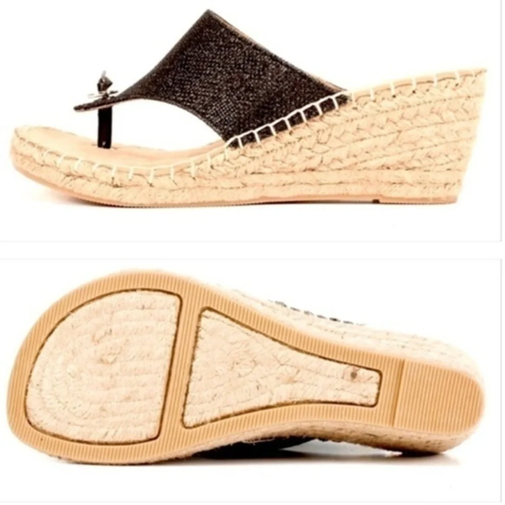 5 for $25! Women's Beachball Espadrille Wedge Sandal!
